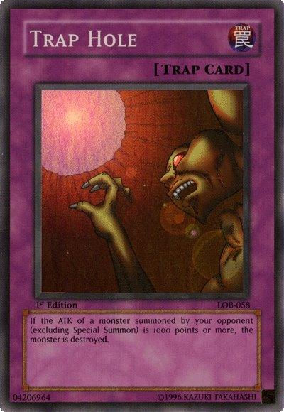 Trap Hole [LOB-058] Super Rare - Josh's Cards