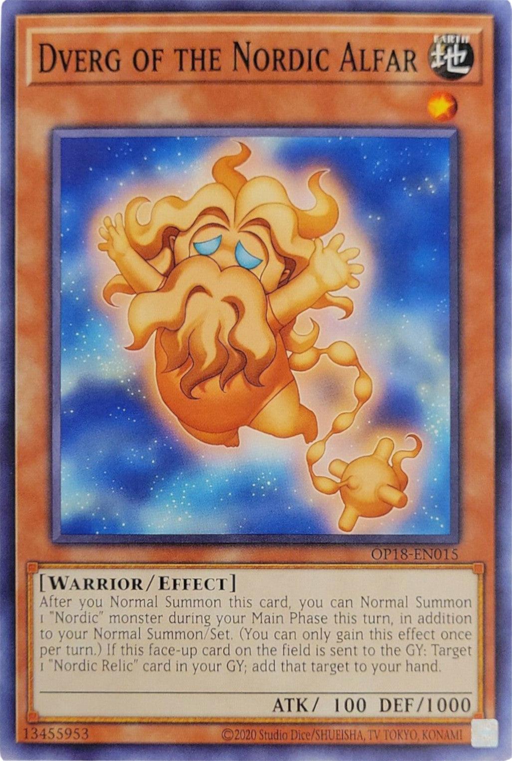 Dverg of the Nordic Alfar [OP18-EN015] Common - Josh's Cards