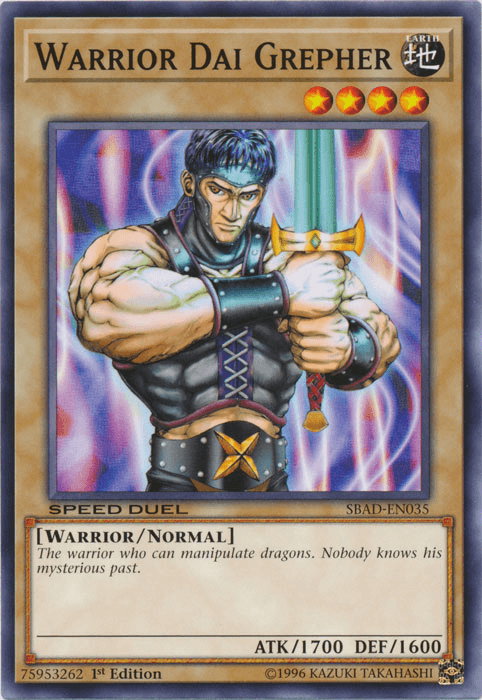Warrior Dai Grepher [SBAD-EN035] Common - Josh's Cards