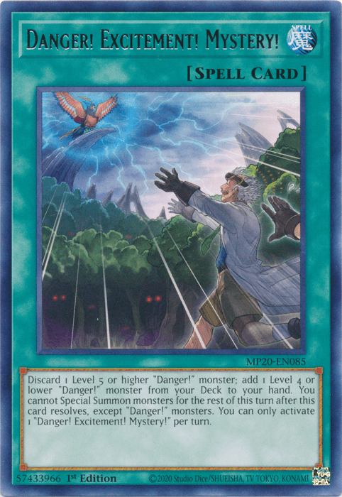 Danger! Excitement! Mystery! [MP20-EN085] Rare - Josh's Cards