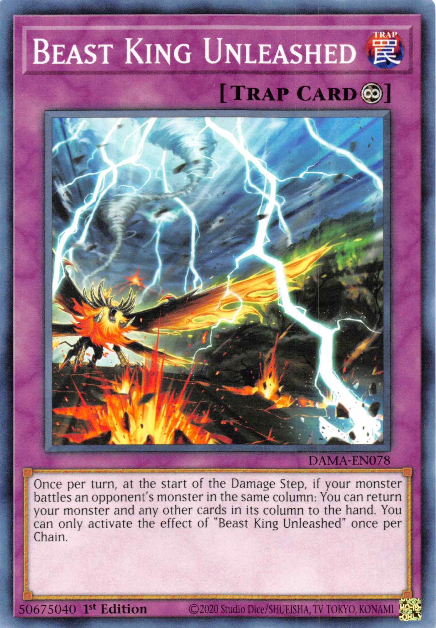Beast King Unleashed [DAMA-EN078] Common - Josh's Cards