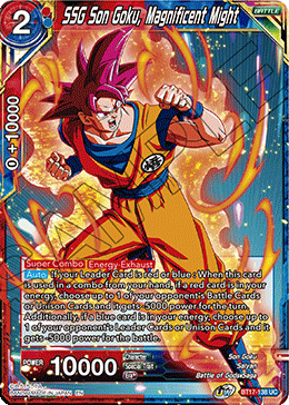 SSG Son Goku, Magnificent Might (BT17-138) [Ultimate Squad] Parallel Foil
