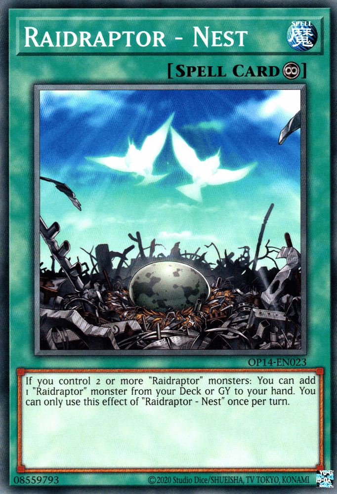Raidraptor - Nest [OP14-EN023] Common - Josh's Cards