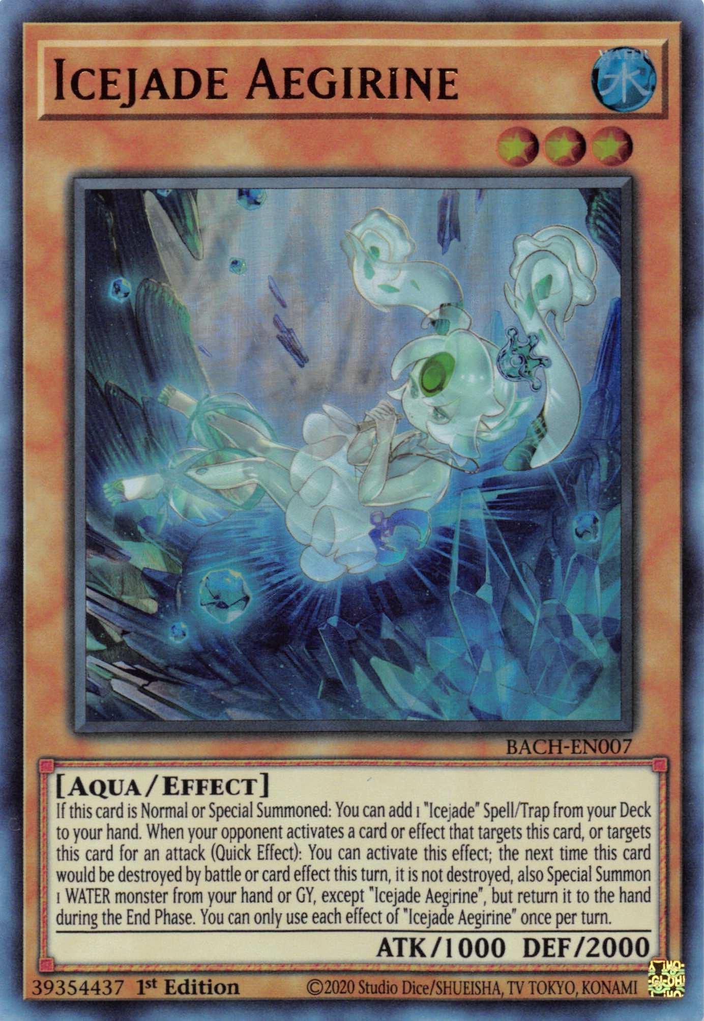 Icejade Aegirine [BACH-EN007] Ultra Rare - Josh's Cards