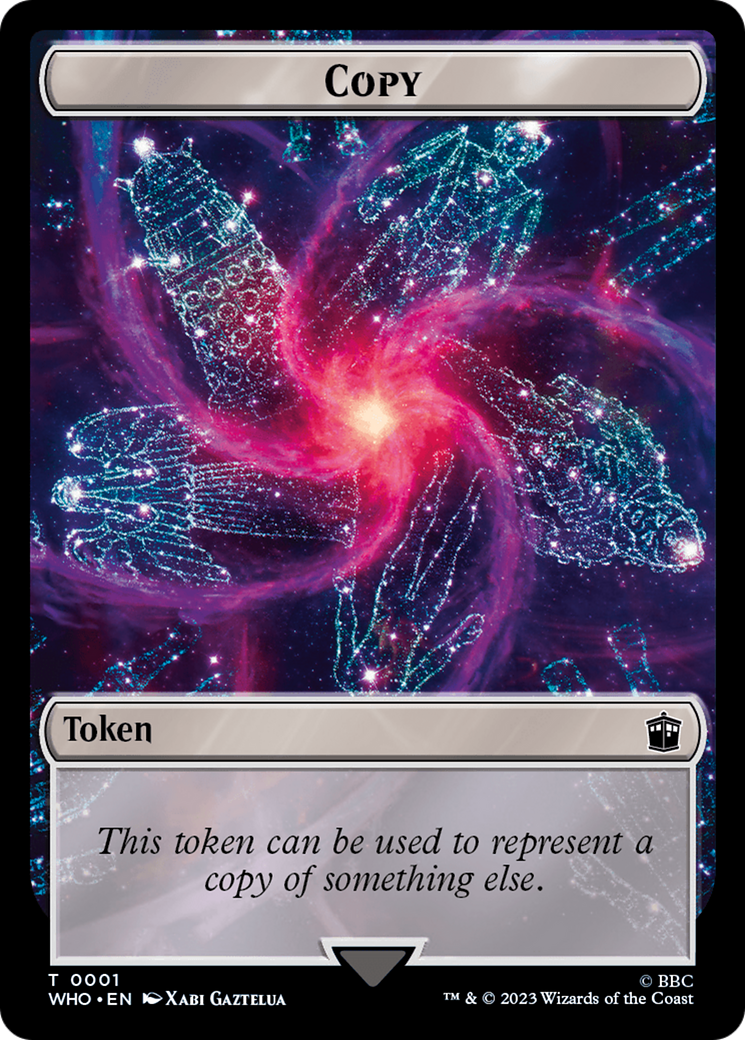 Copy // Food (0027) Double-Sided Token [Doctor Who Tokens] Foil