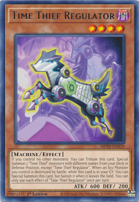Time Thief Regulator [MP20-EN039] Rare - Josh's Cards
