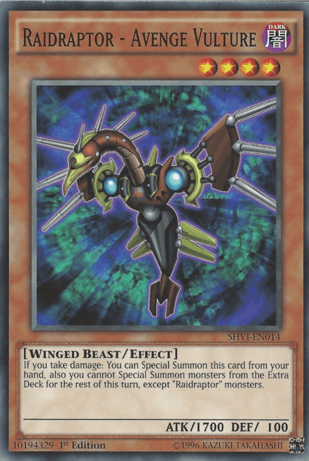Raidraptor - Avenge Vulture [SHVI-EN014] Common - Josh's Cards
