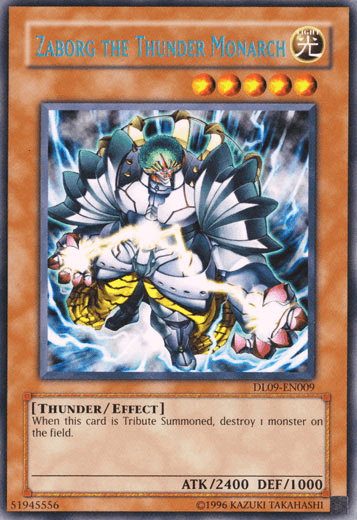Zaborg the Thunder Monarch (Blue) [DL09-EN009] Rare - Josh's Cards