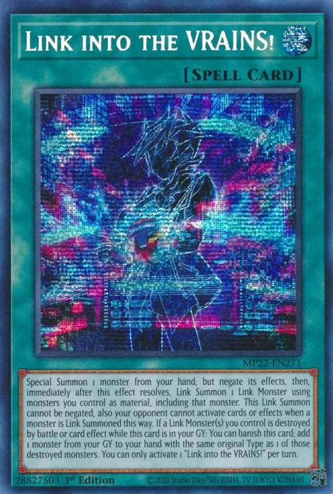 Link into the VRAINS! [MP22-EN271] Prismatic Secret Rare - Josh's Cards