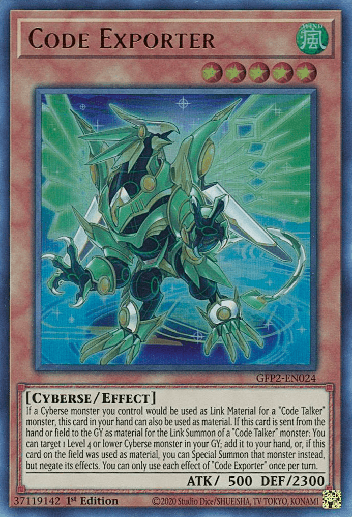 Code Exporter [GFP2-EN024] Ultra Rare - Josh's Cards