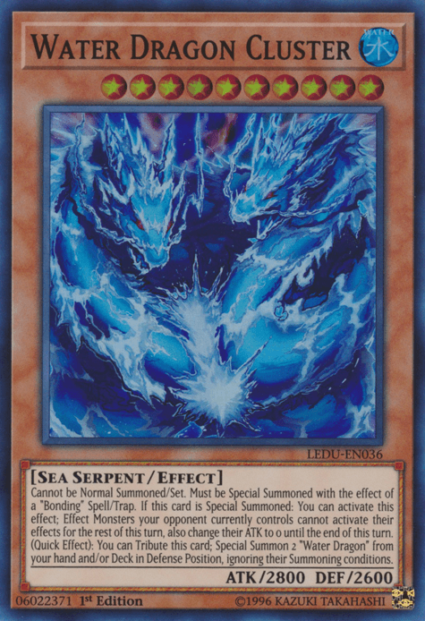 Water Dragon Cluster [LEDU-EN036] Super Rare - Josh's Cards
