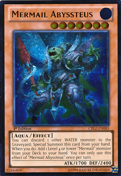 Mermail Abyssteus [CBLZ-EN083] Ultimate Rare - Josh's Cards