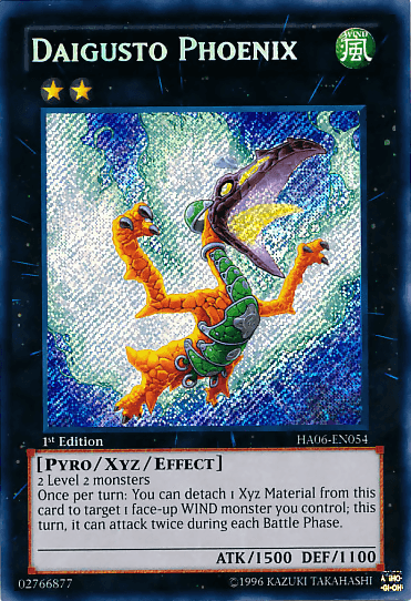 Daigusto Phoenix [HA06-EN054] Secret Rare - Josh's Cards