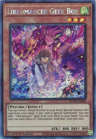 Libromancer Geek Boy [BACH-EN000] Secret Rare - Josh's Cards