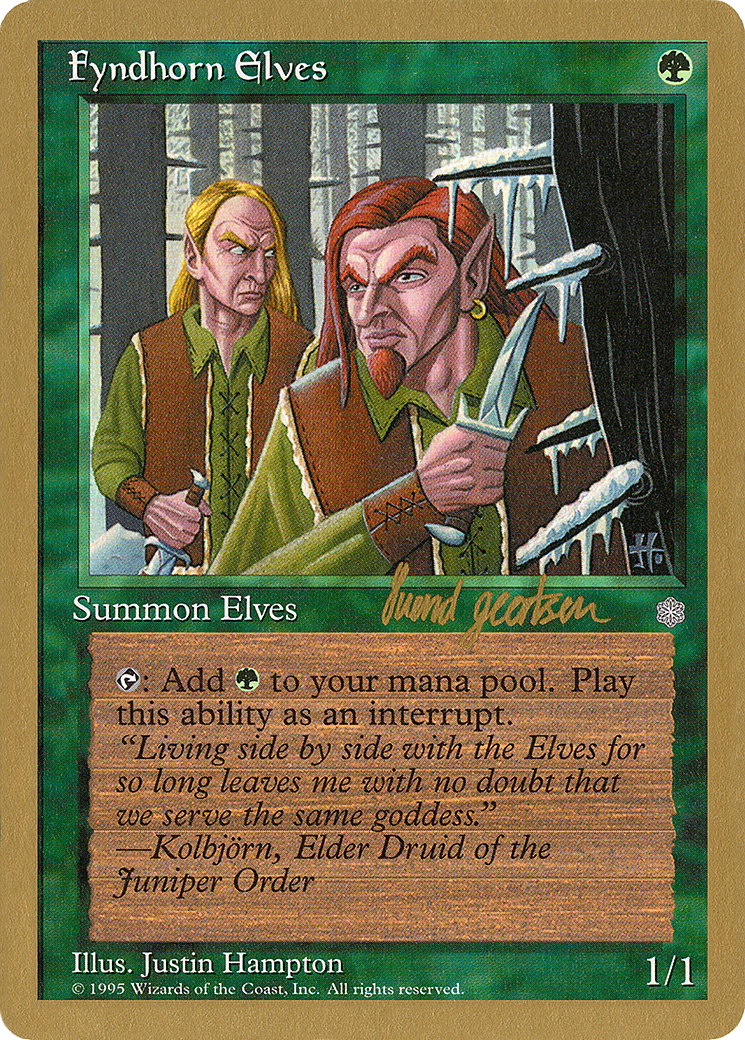 Fyndhorn Elves (WCD-) - World Championship Decks 1997