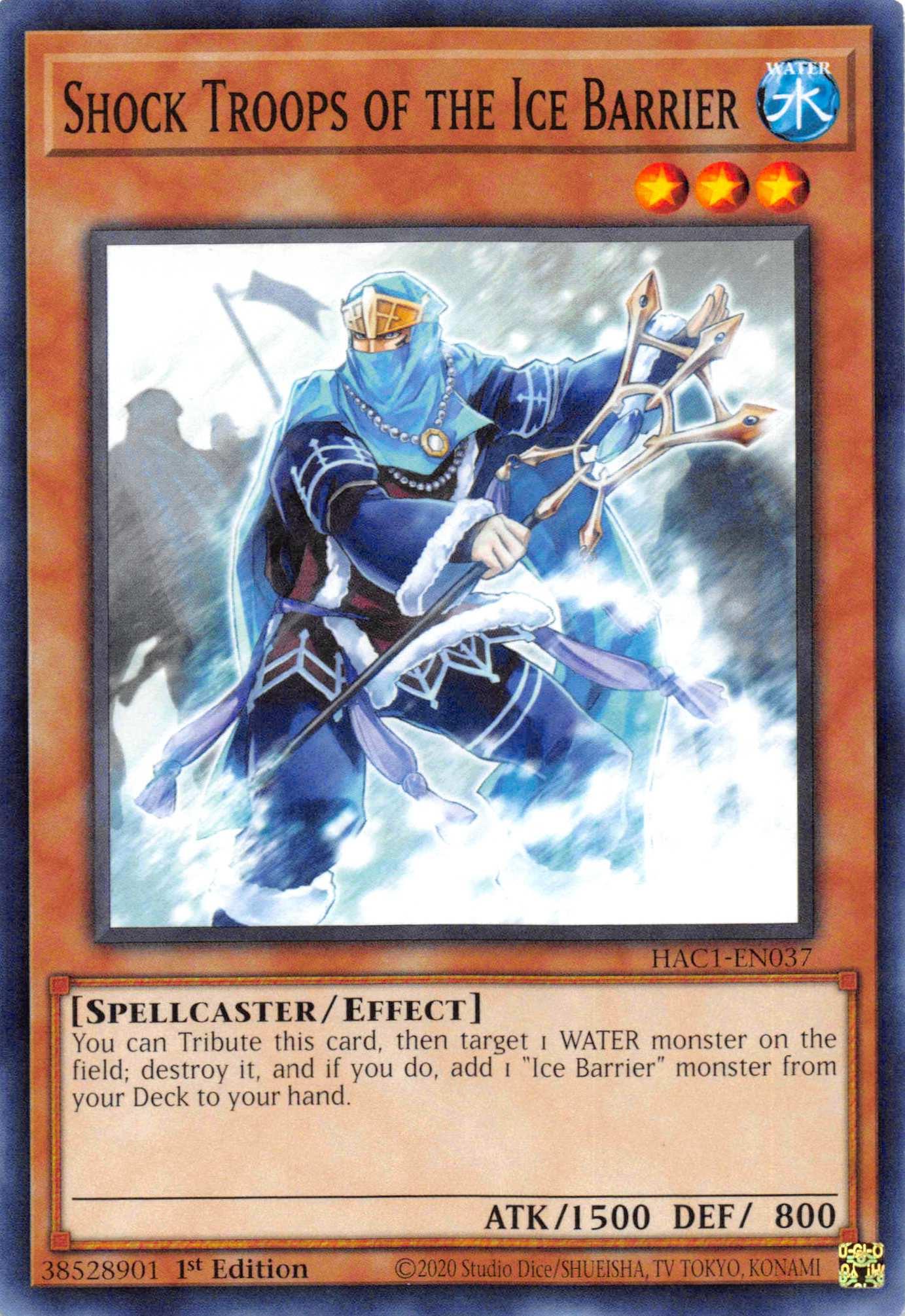 Shock Troops of the Ice Barrier [HAC1-EN037] Common - Josh's Cards