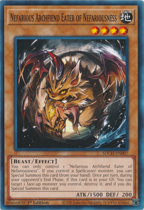 Nefarious Archfiend Eater of Nefariousness [SDCH-EN007] Common - Josh's Cards