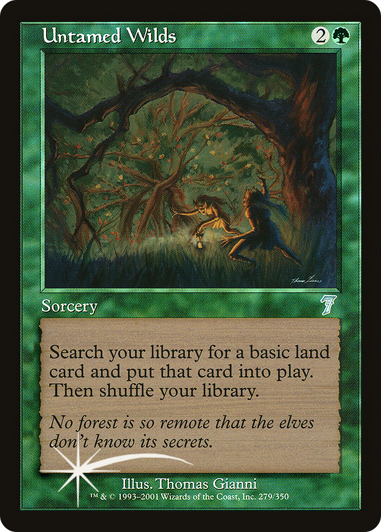 Untamed Wilds [Seventh Edition] Foil