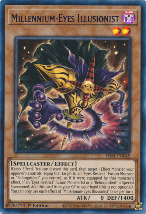 Millennium-Eyes Illusionist (Blue) [LDS1-EN045] Ultra Rare - Josh's Cards