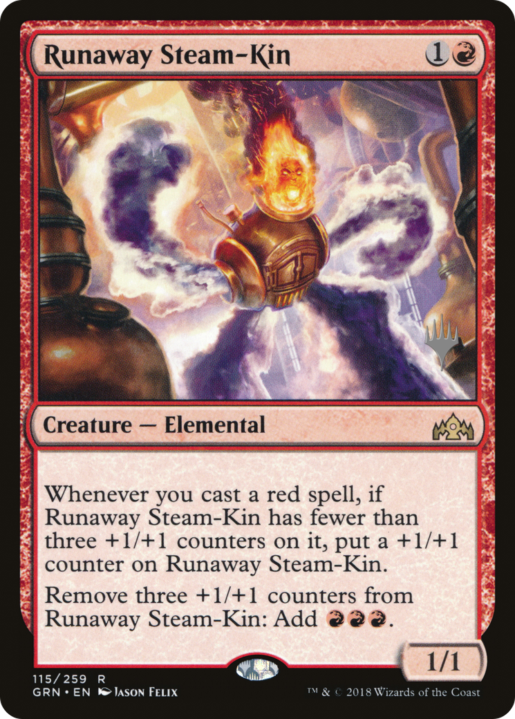 Runaway Steam-Kin (PPM20-115P) - Guilds of Ravnica Promos Foil
