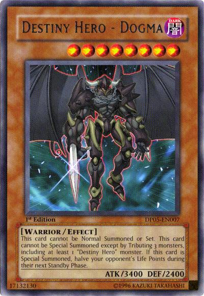 Destiny Hero - Dogma [DP05-EN007] Rare - Josh's Cards