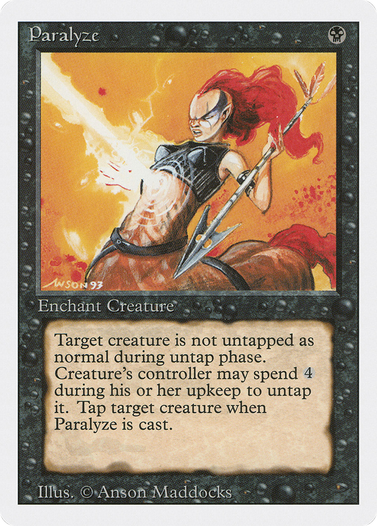 Paralyze (3ED-121) - Revised Edition