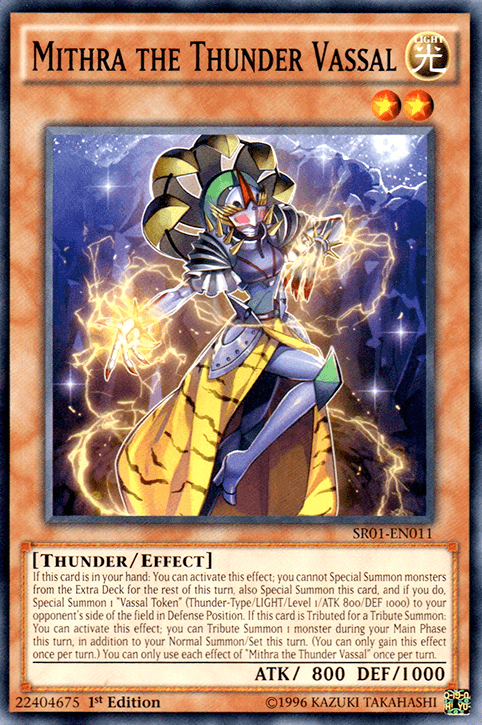 Mithra the Thunder Vassal [SR01-EN011] Common - Josh's Cards