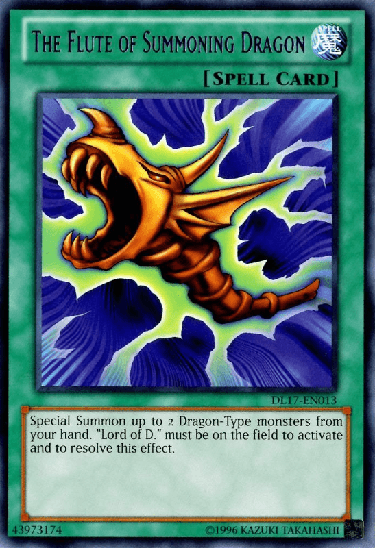 The Flute of Summoning Dragon (Purple) [DL17-EN013] Rare - Josh's Cards