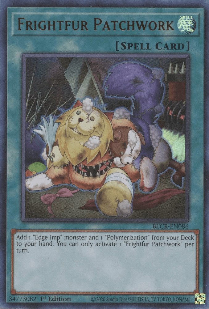 Frightfur Patchwork [BLCR-EN086] Ultra Rare - Josh's Cards