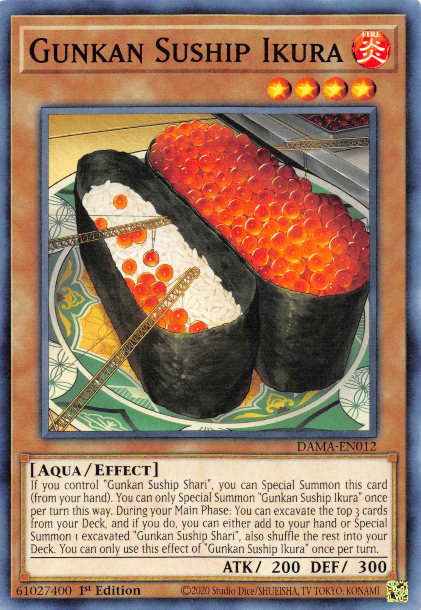 Gunkan Suship Ikura [DAMA-EN012] Common - Josh's Cards