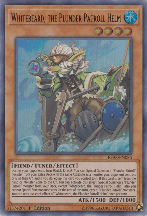 Whitebeard, the Plunder Patroll Helm [IGAS-EN085] Ultra Rare - Josh's Cards
