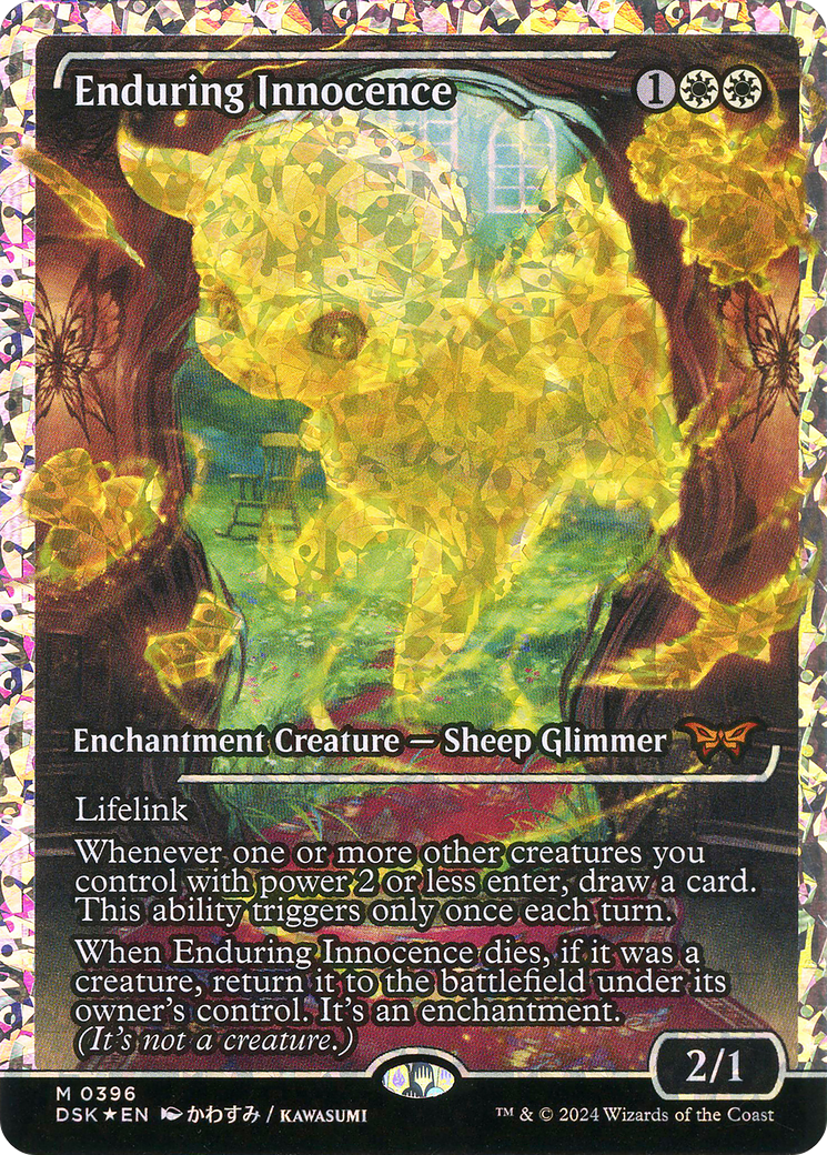 Enduring Innocence (DSK-396) - Duskmourn: House of Horror: (Showcase) Foil