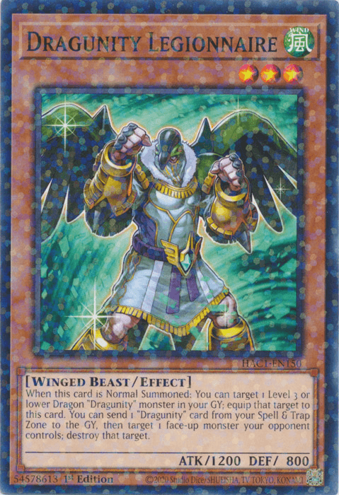 Dragunity Legionnaire (Duel Terminal) [HAC1-EN150] Common - Josh's Cards