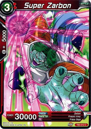 Super Zarbon (TB3-012) [Clash of Fates] Parallel Foil
