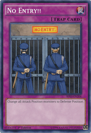 No Entry!! [BP03-EN204] Common - Josh's Cards