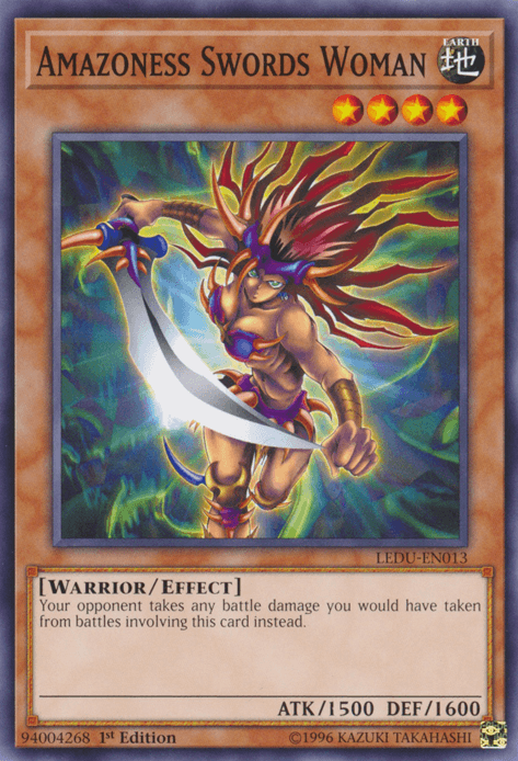 Amazoness Swords Woman [LEDU-EN013] Common - Josh's Cards