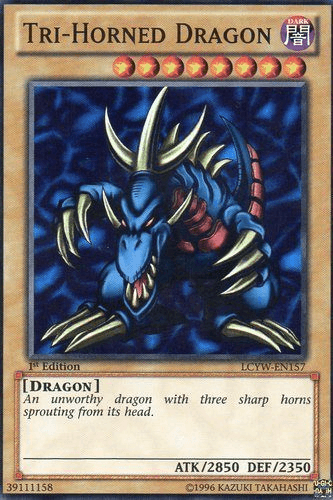 Tri-Horned Dragon [LCYW-EN157] Super Rare - Josh's Cards