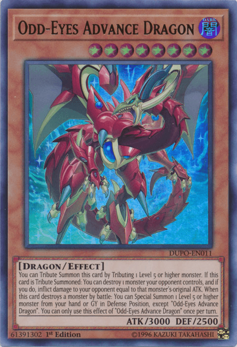 Odd-Eyes Advance Dragon [DUPO-EN011] Ultra Rare - Josh's Cards