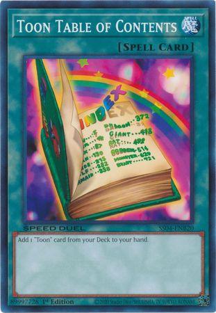 Toon Table of Contents [SS04-ENB20] Common - Josh's Cards