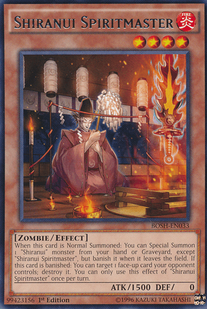 Shiranui Spiritmaster [BOSH-EN033] Rare - Josh's Cards