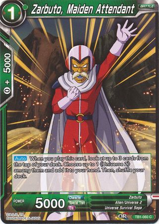 Zarbuto, Maiden Attendant (TB1-060) [The Tournament of Power] Parallel Foil