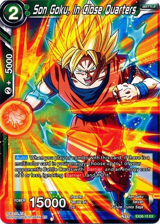 Son Goku, in Close Quarters (EX06-15) [Special Anniversary Set] Parallel Foil