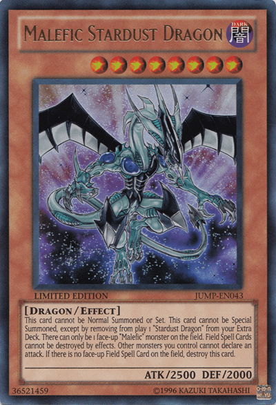 Malefic Stardust Dragon [JUMP-EN043] Ultra Rare - Josh's Cards