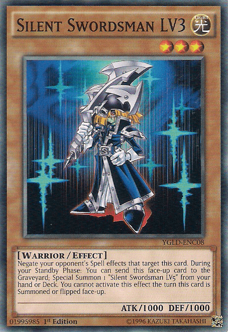 Silent Swordsman LV3 [YGLD-ENC08] Common - Josh's Cards