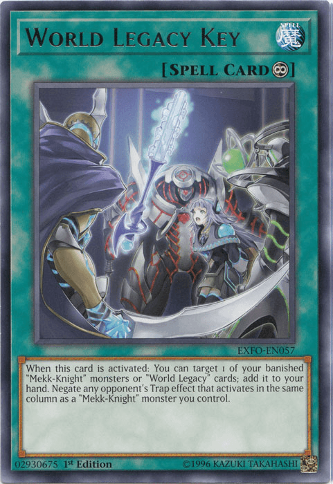 World Legacy Key [EXFO-EN057] Rare - Josh's Cards