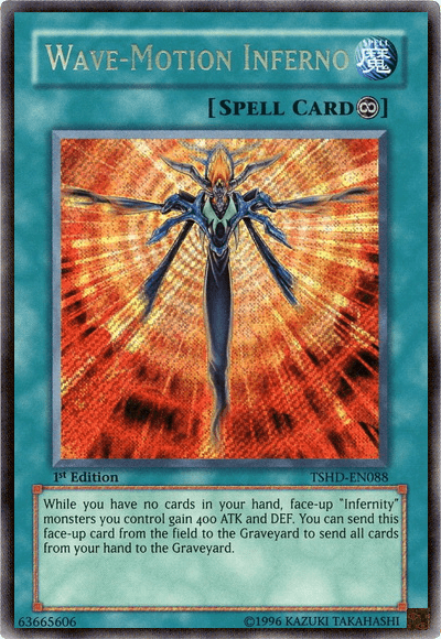 Wave-Motion Inferno [TSHD-EN088] Secret Rare - Josh's Cards
