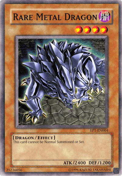 Rare Metal Dragon [EP1-EN004] Common - Josh's Cards
