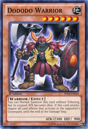Dododo Warrior [SP14-EN018] Common - Josh's Cards