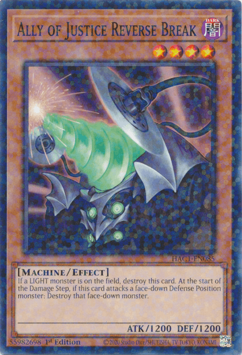 Ally of Justice Reverse Break (Duel Terminal) [HAC1-EN085] Common - Josh's Cards