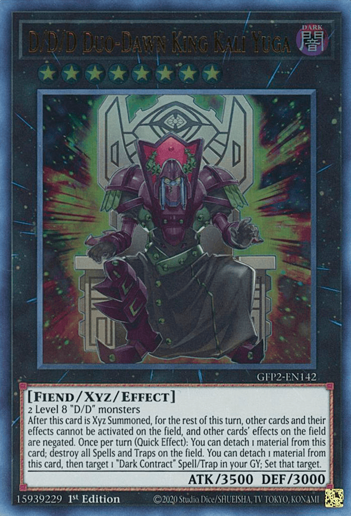 D/D/D Duo-Dawn King Kali Yuga [GFP2-EN142] Ultra Rare - Josh's Cards